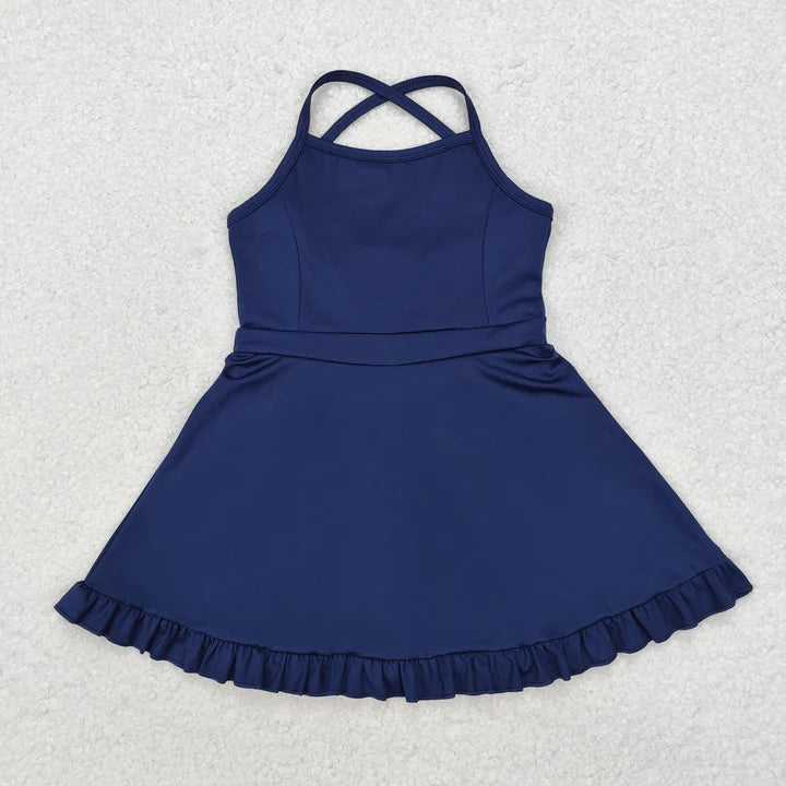 Girls Yoga Dress with Skort (11 colors) - Preorder