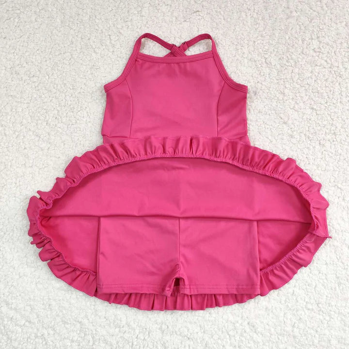 Girls Yoga Dress with Skort (11 colors) - Preorder