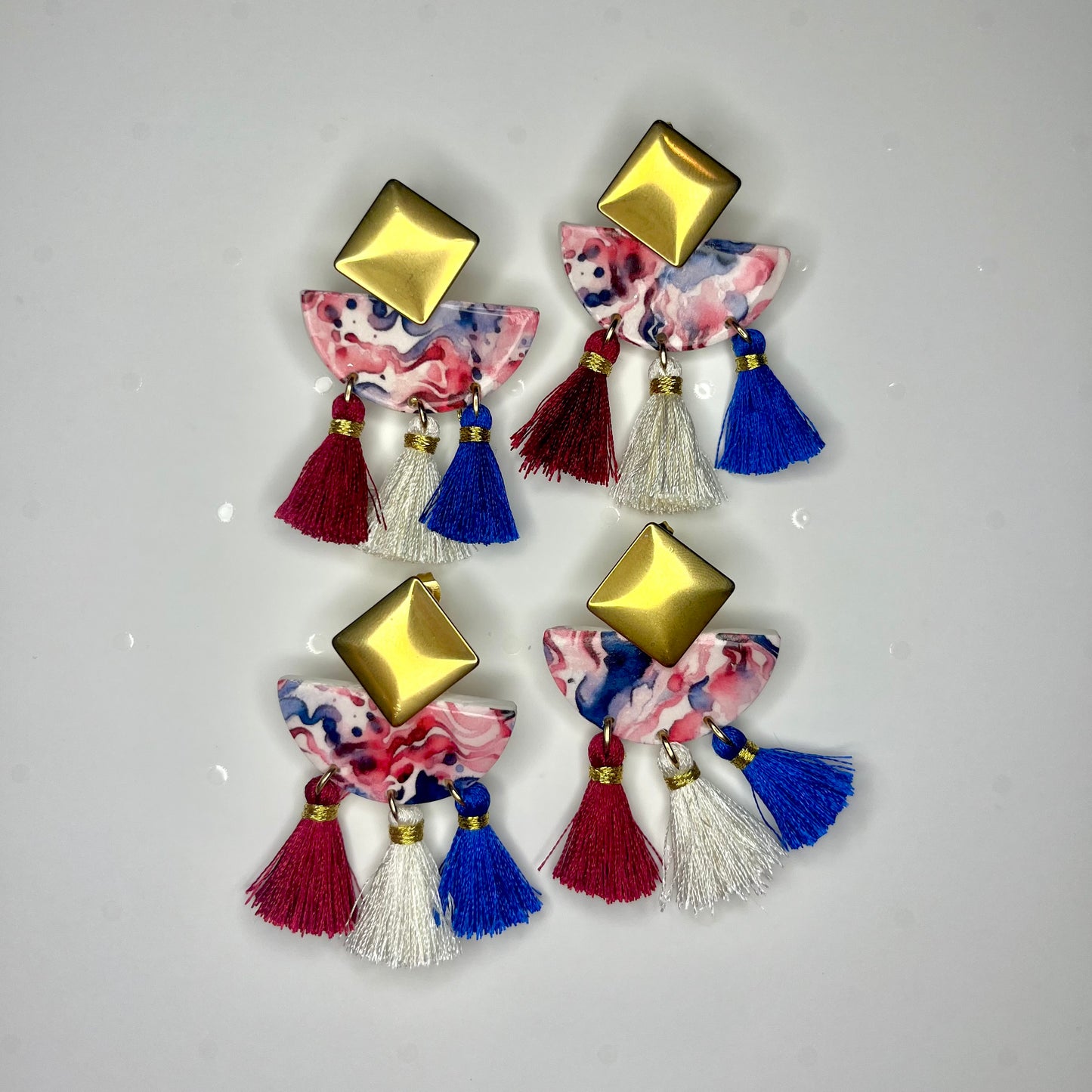Earrings—RWB #11