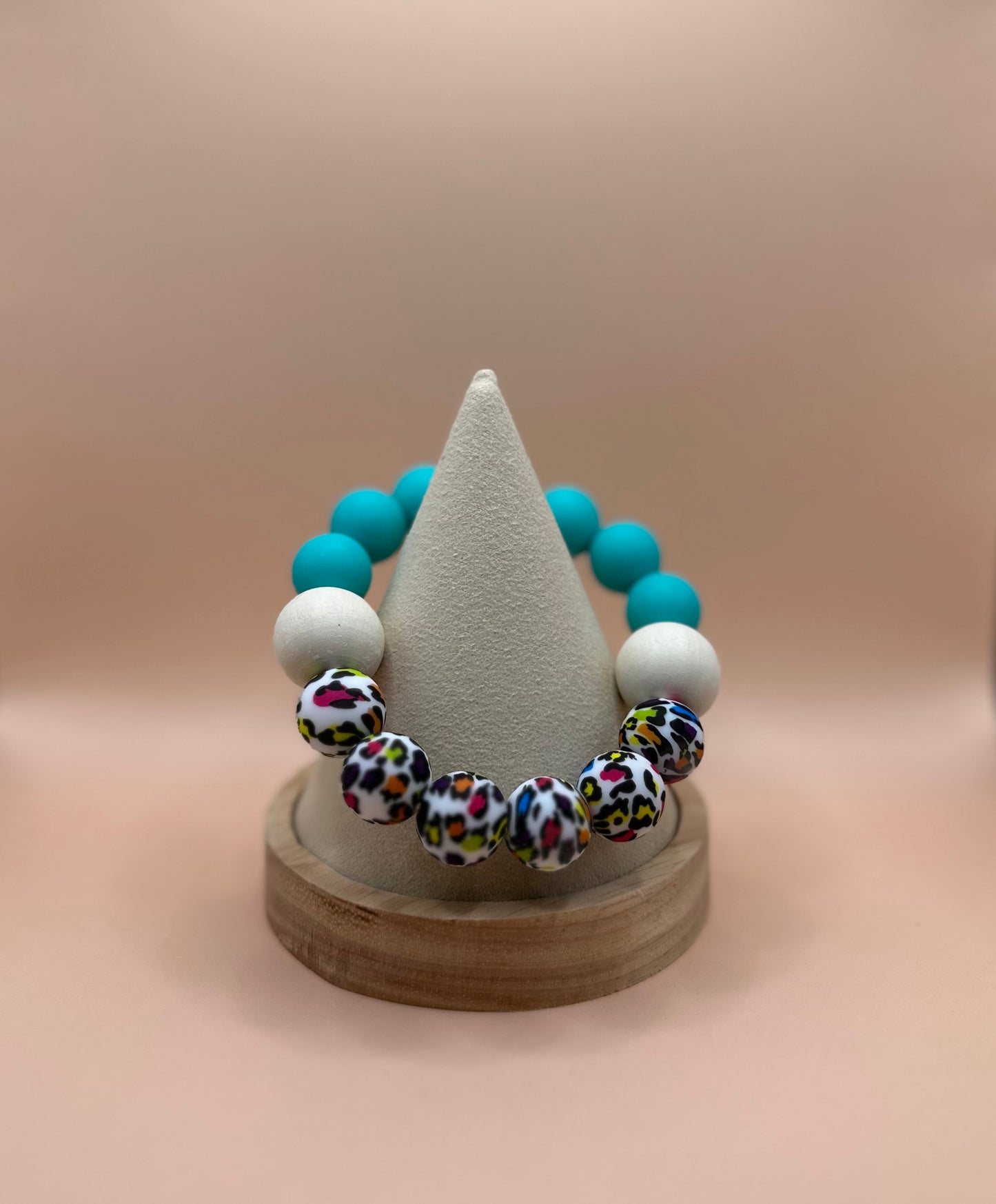 Teething Ring—Multi Leopard