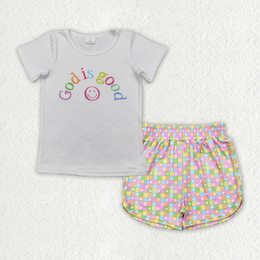 God is Good Girls Shorts Set - Preorder