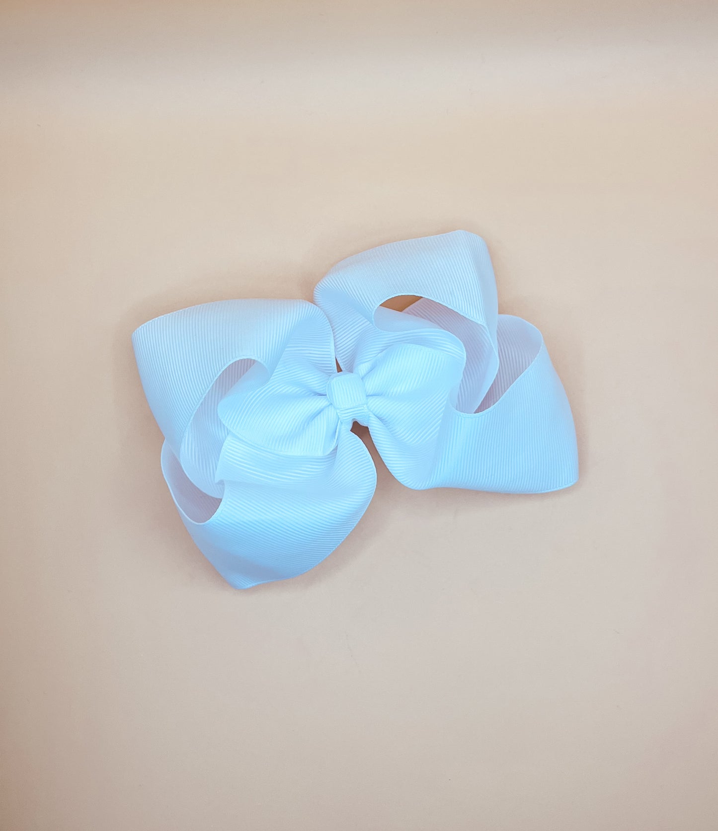 White 5” Ribbon Bow