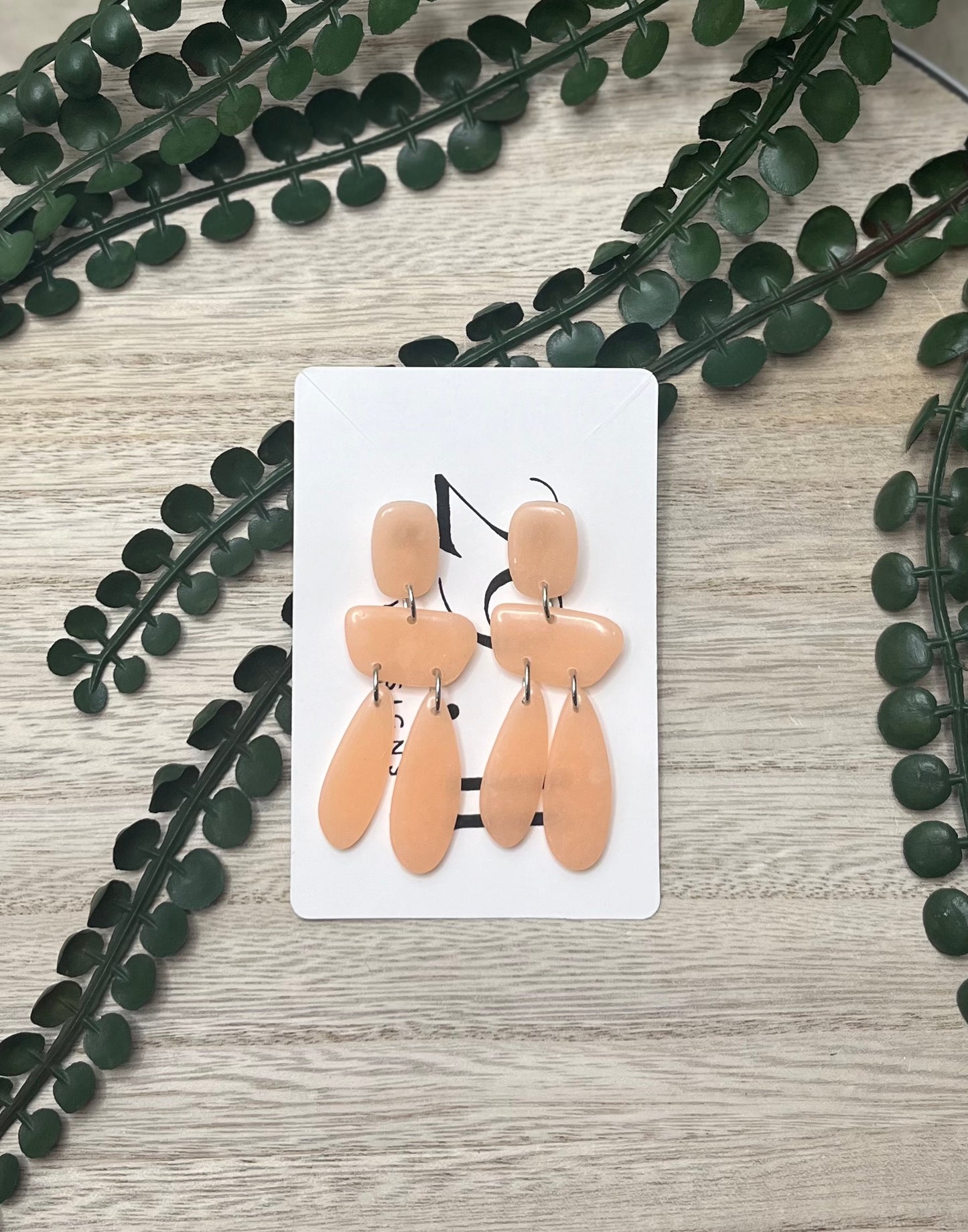 Earrings—Peach #2