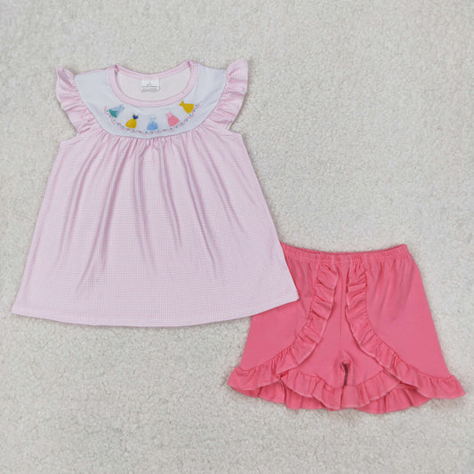 Embroidered Princesses Short Set - Preorder
