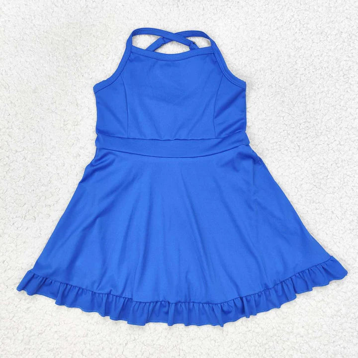 Girls Yoga Dress with Skort (11 colors) - Preorder