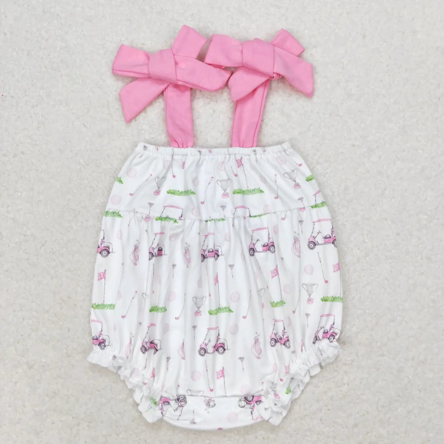 Pink & Blue Golf Sibling Outfits - Preorder