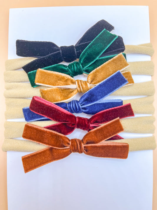 Fall Set of Baby Bows