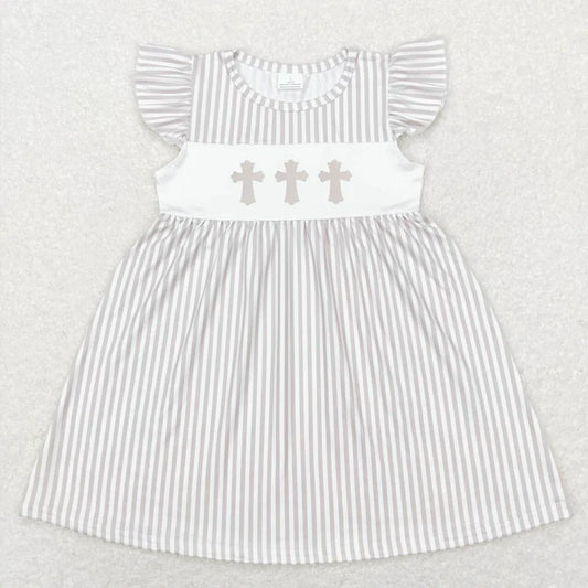 Girls Striped Cross Dress - Preorder