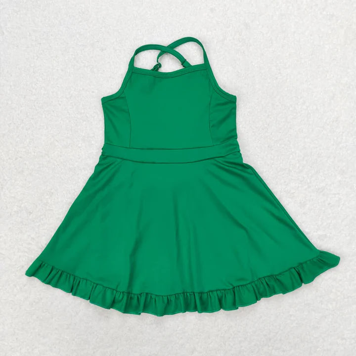 Girls Yoga Dress with Skort (11 colors) - Preorder