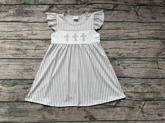Girls Striped Cross Dress - Preorder