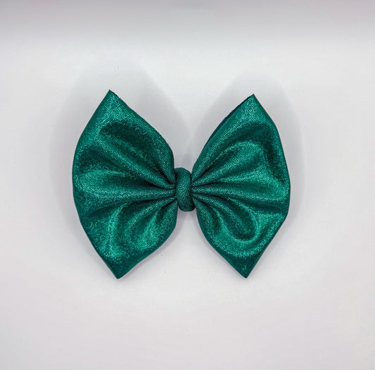 Emerald Holo Bow