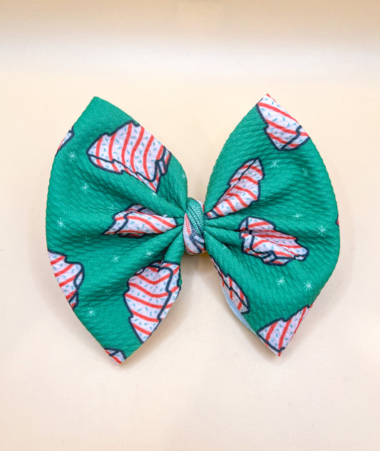 Green Christmas Tree Cakes