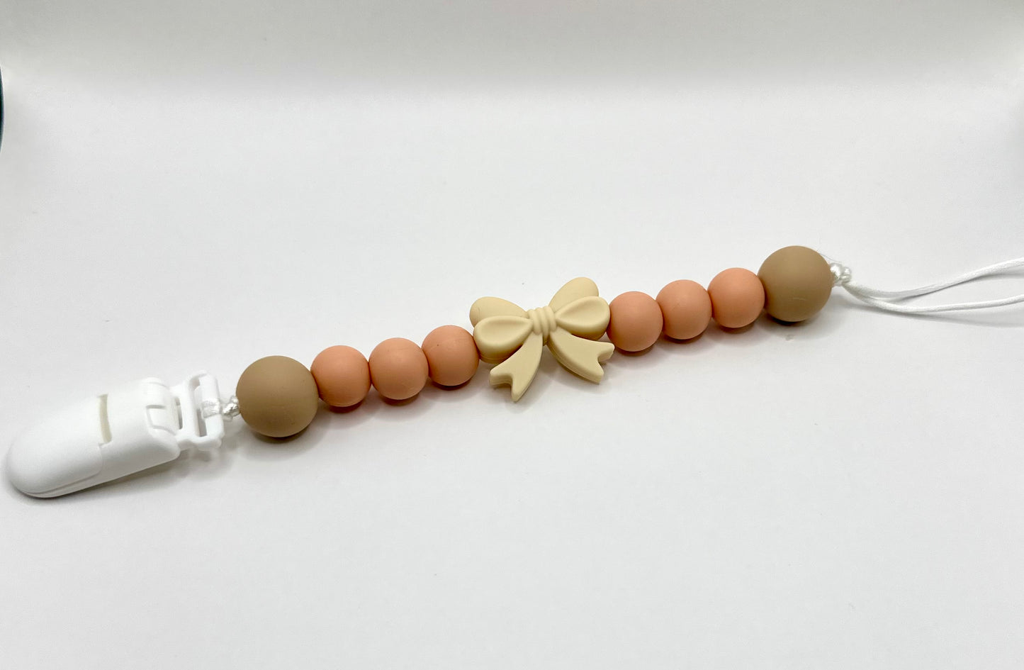 Blush Mini Pacifier Clip
