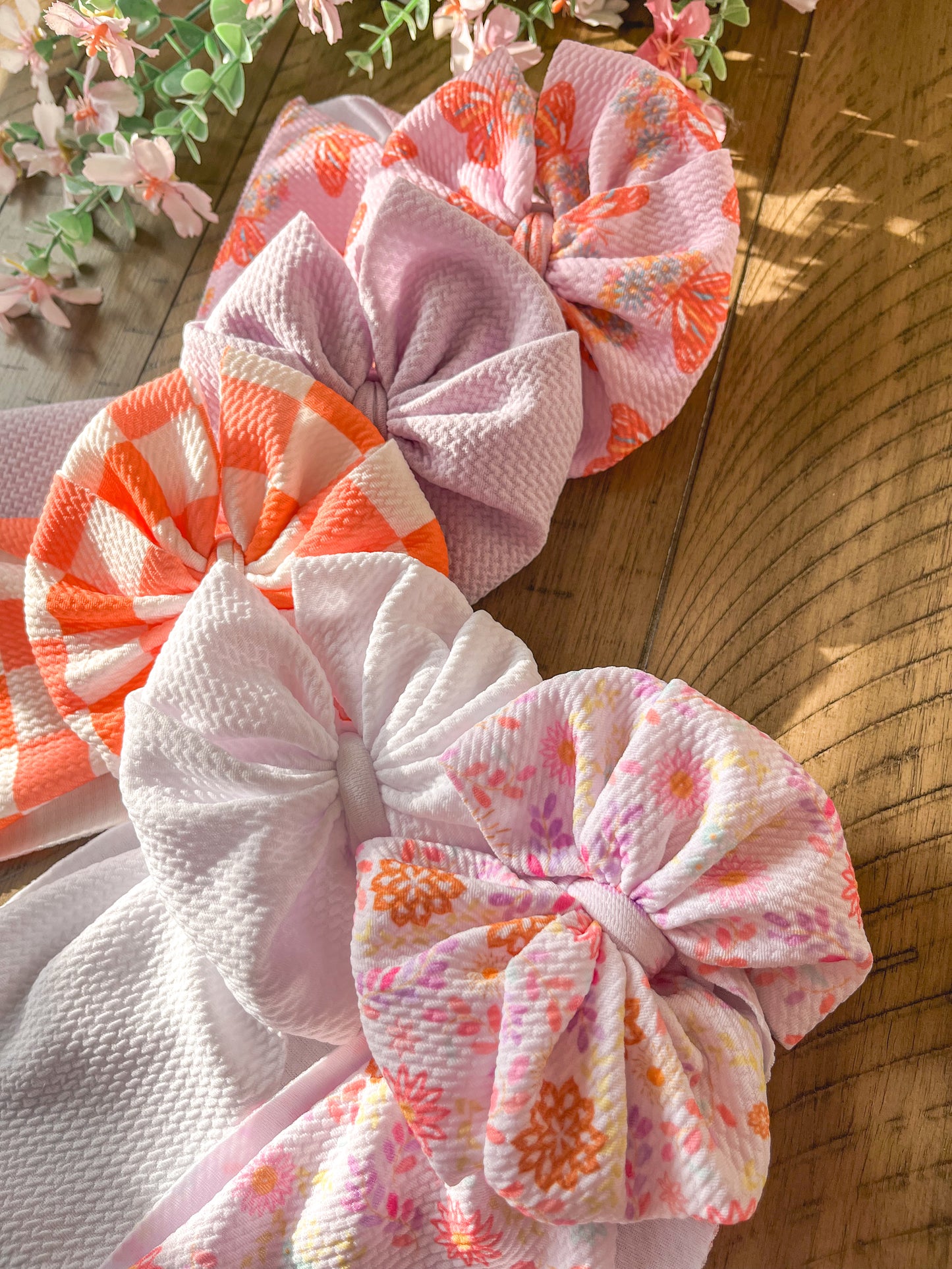 SOLIDS-5” Messy Headwraps