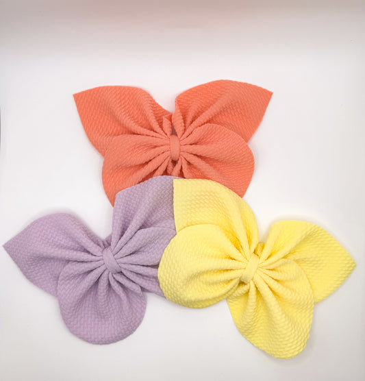 Baby Blue Butterfly Bow