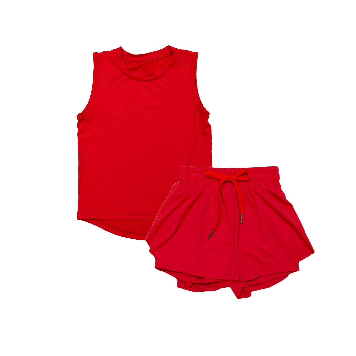 Girls Athletic Skort Shorts Set (7 colors) - Preorder