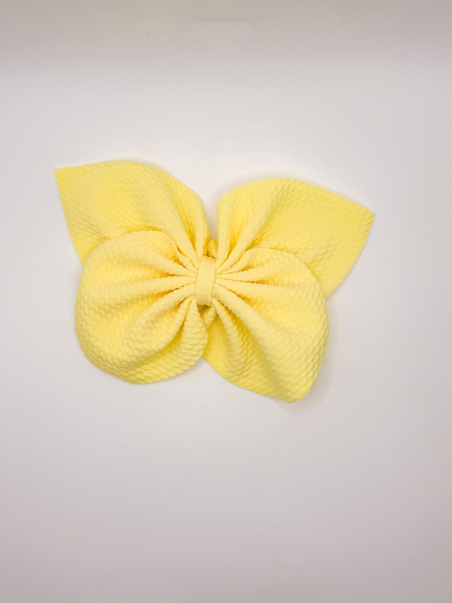 Bright Yellow Butterfly Bow