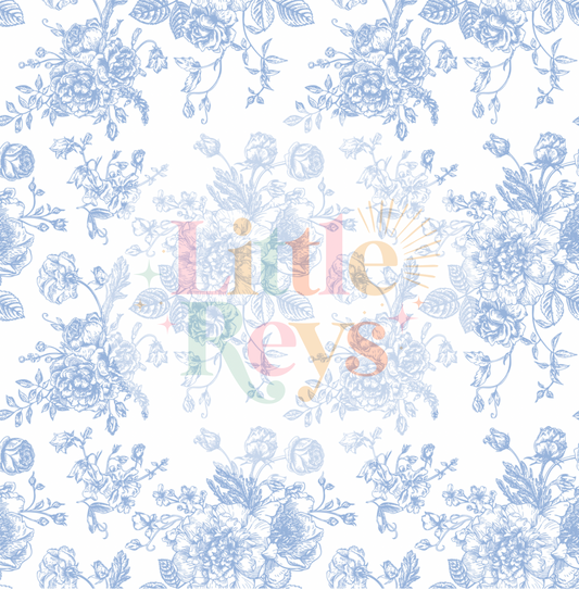 Baby Blue Toile