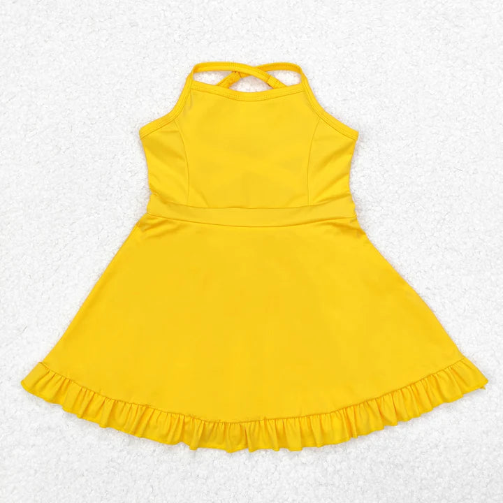 Girls Yoga Dress with Skort (11 colors) - Preorder