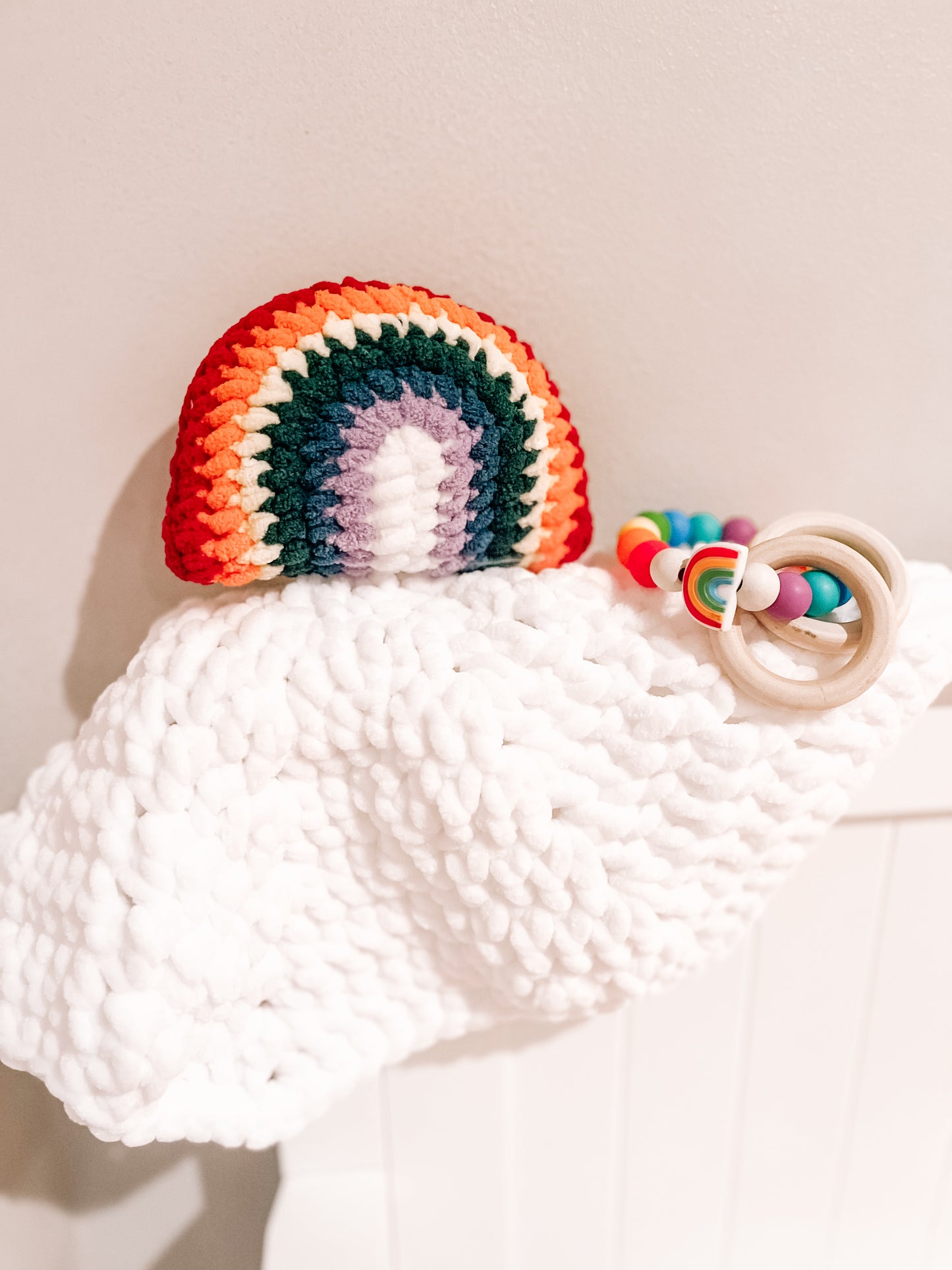 Crochet Rainbow Lovey