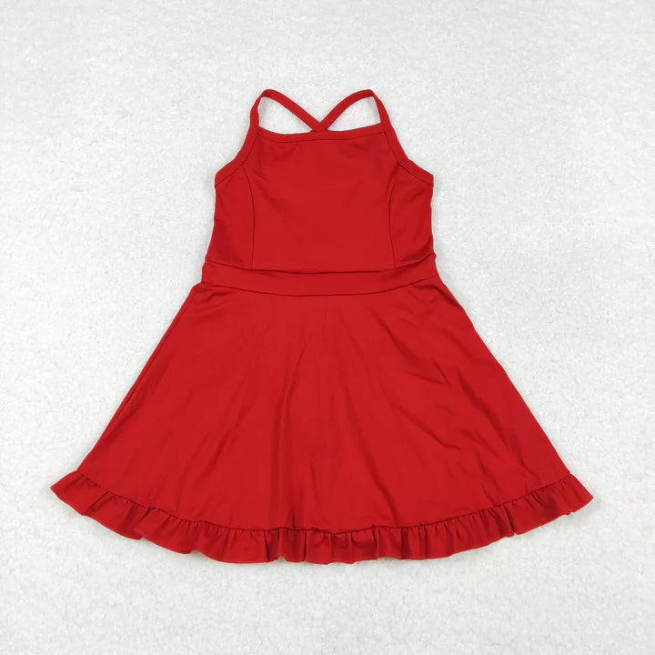 Girls Yoga Dress with Skort (11 colors) - Preorder