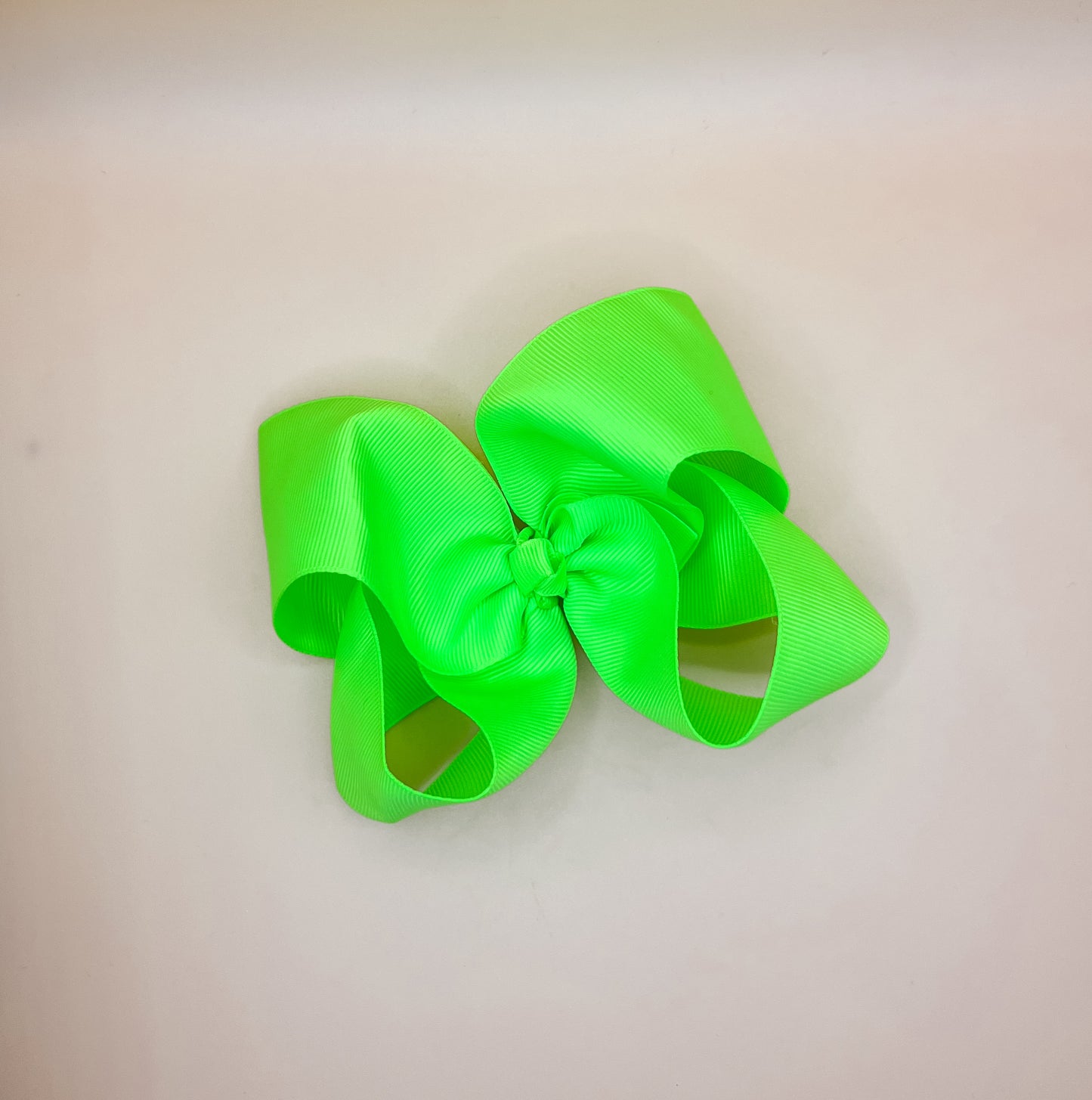 Neon Green 5” Ribbon Bow