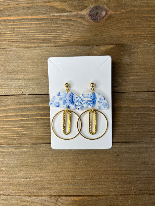 Earrings—Springtime Blues #59