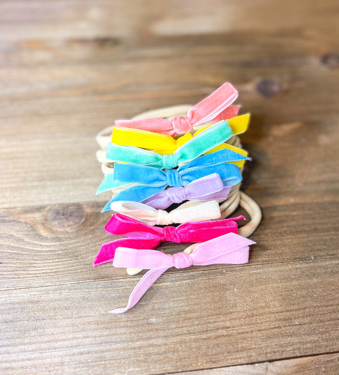 Set of 8 baby bows