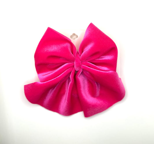 Lipstick Pink Sailor Bow