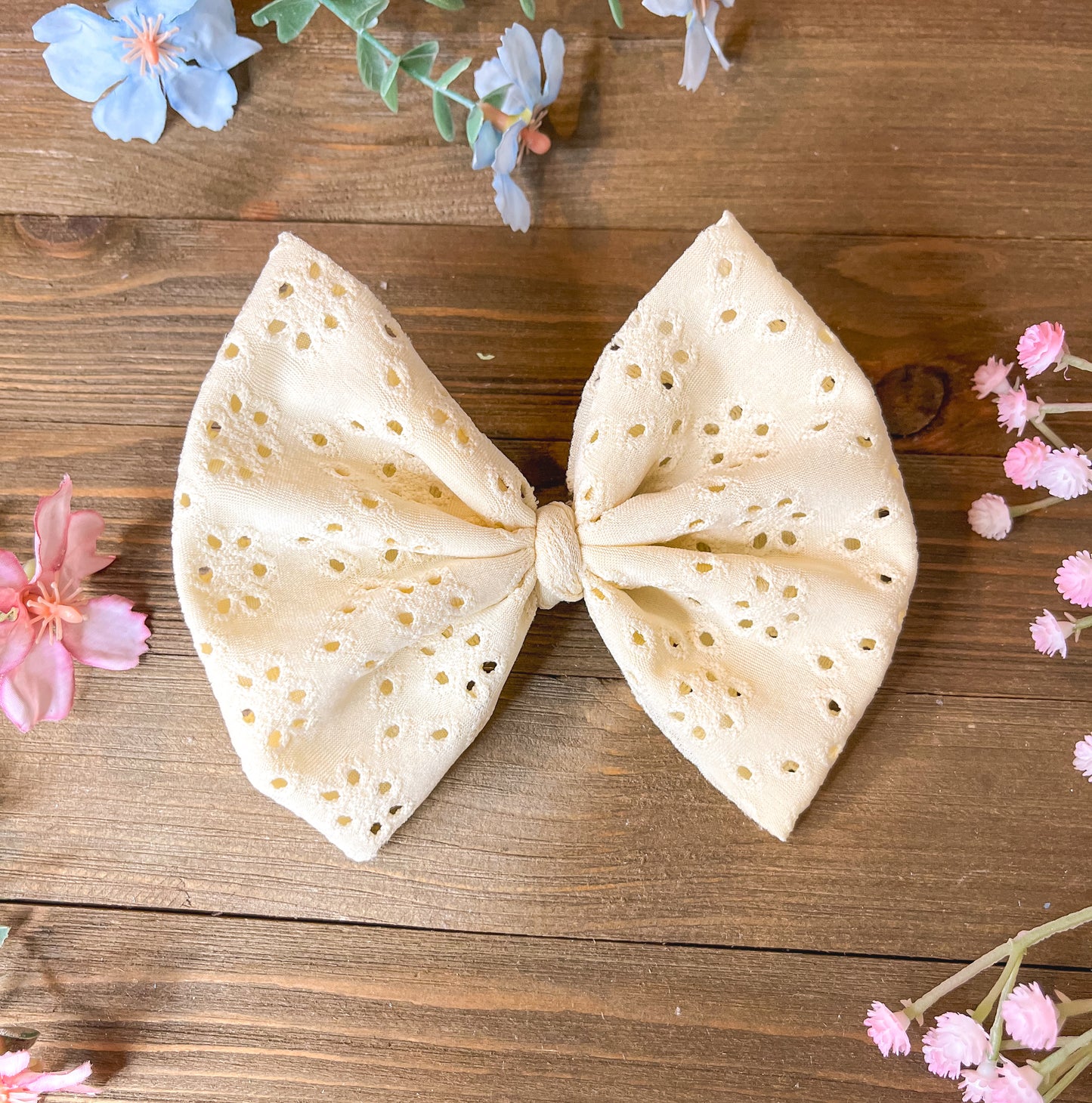 Cream Eyelet