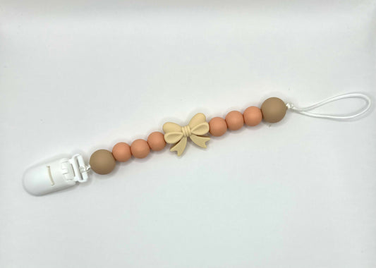 Blush Mini Pacifier Clip