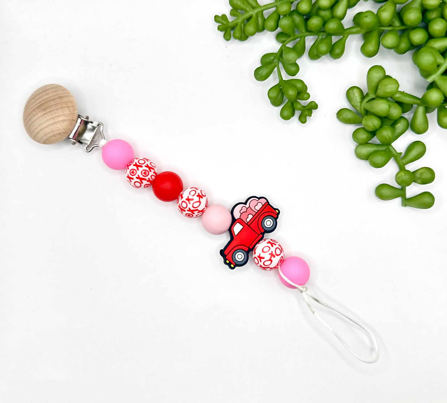 Love Truck Paci Clip