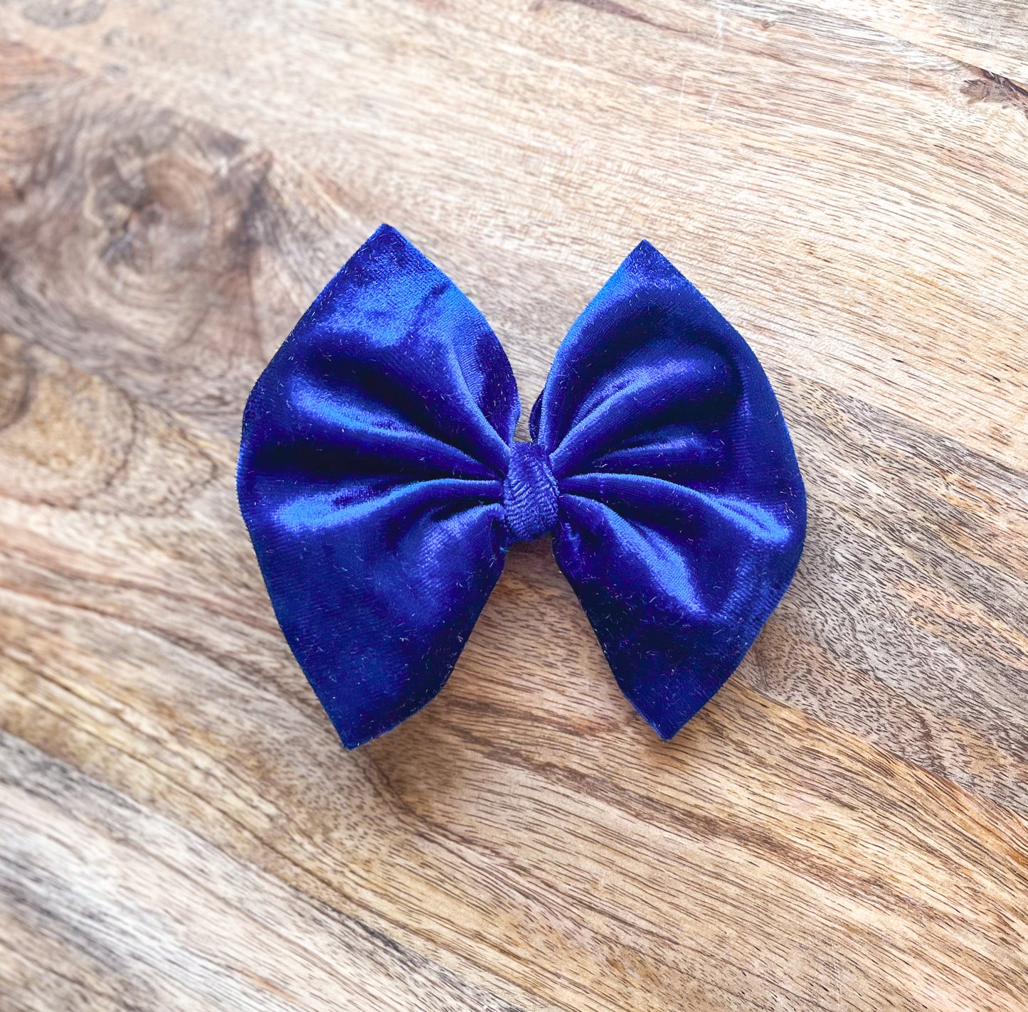 Navy Crushed Velvet