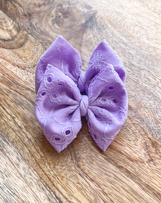 Lavender Eyelet