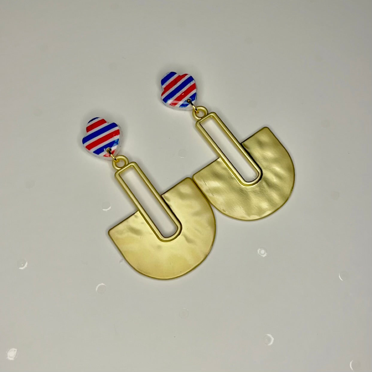 Earrings—RWB #6