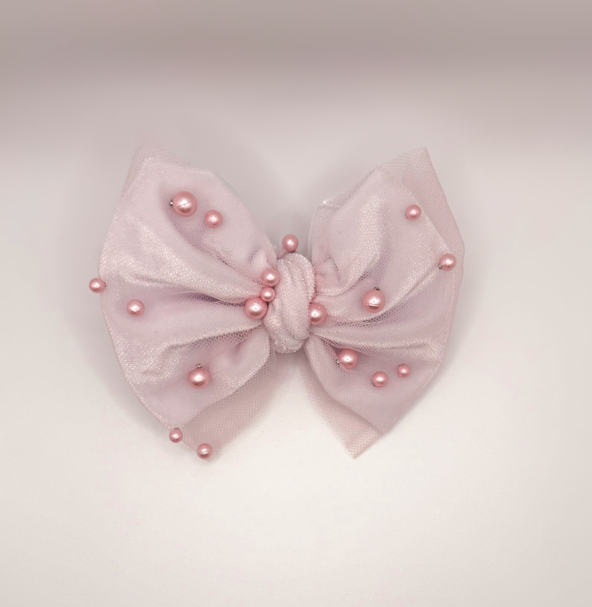 Pink Pearls Bow