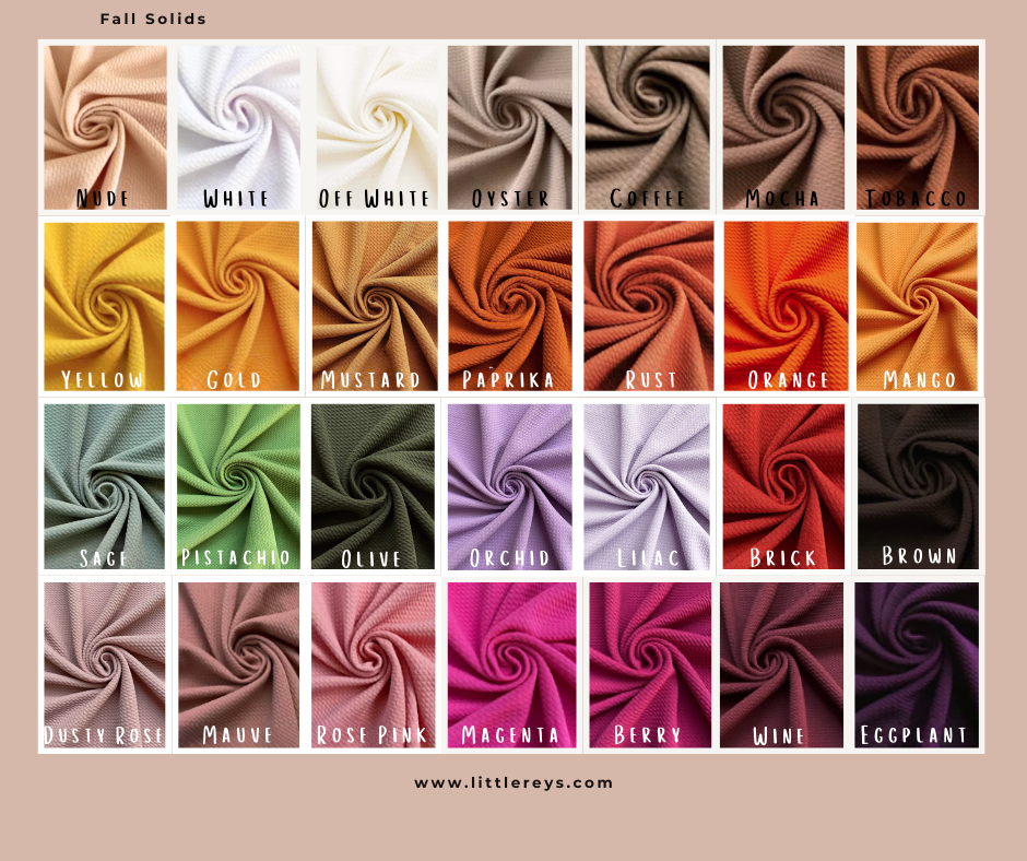 SOLIDS-5” Messy Headwraps