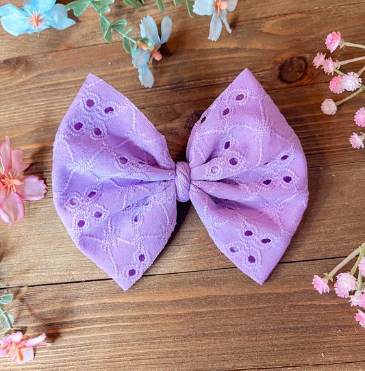 Lavender Eyelet