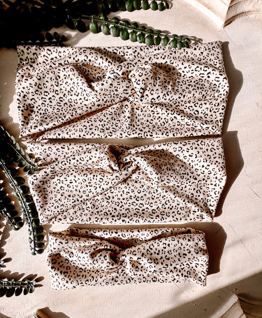 Mini Leopard Mama & Me Headbands