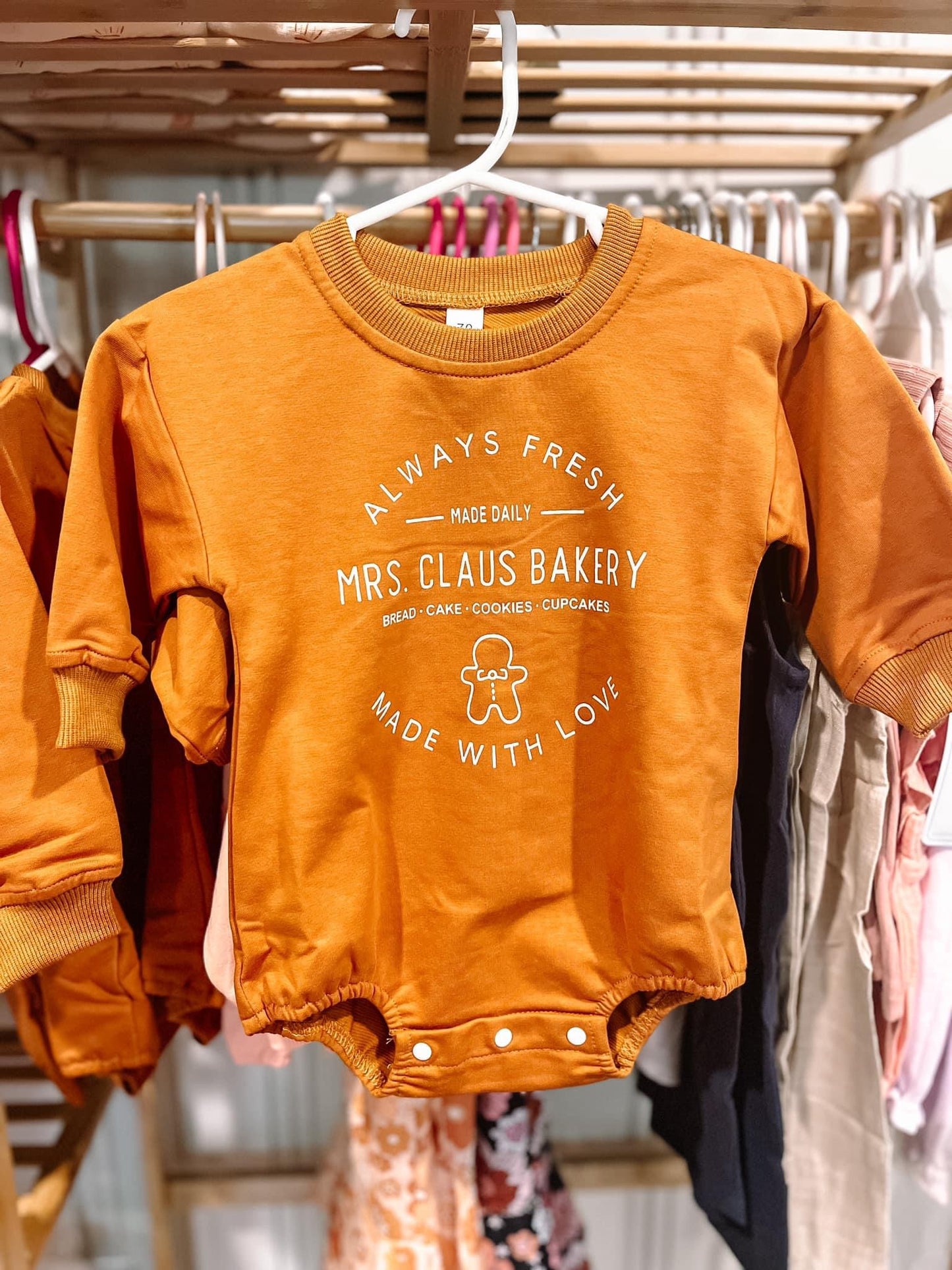 Mrs. Claus Bakery Sweatshirt Bubble