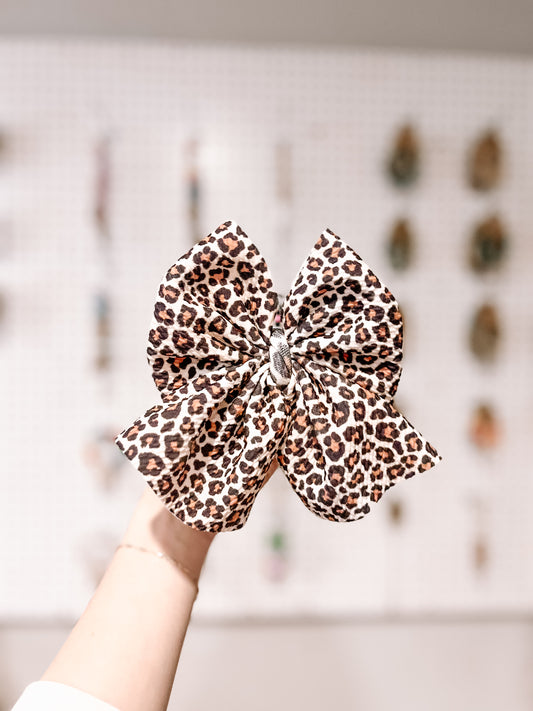 Leopard Sailor Bow