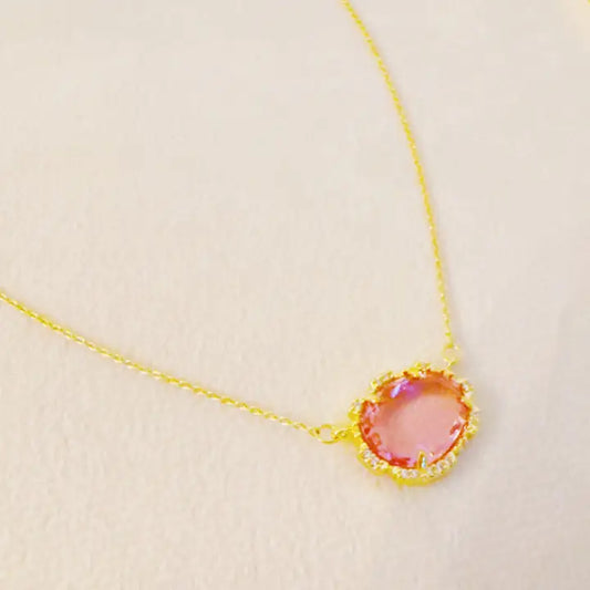 Clustered Glass Jewel Necklace - preorder