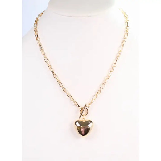 Courtney Heart Necklace - Gold - preorder