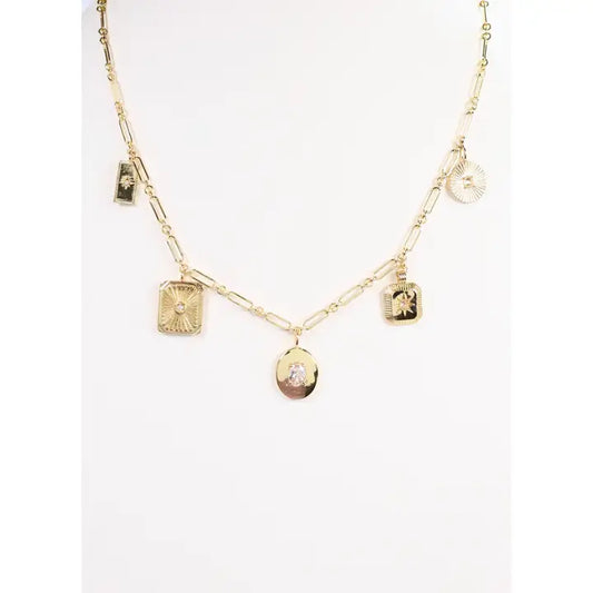 Delizia Charm Necklace Gold - preorder