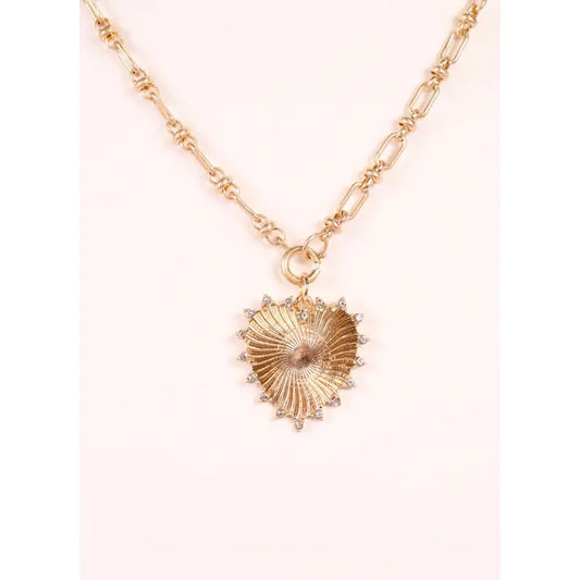 Landstrom Heart Necklace Gold - preorder