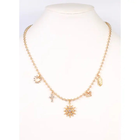 Peterman Charm Necklace Gold - preorder