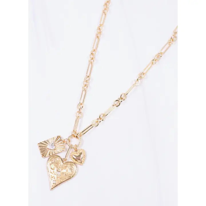 Rambeau Charms Necklace Gold - preorder