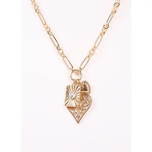 Rambeau Charms Necklace Gold - preorder