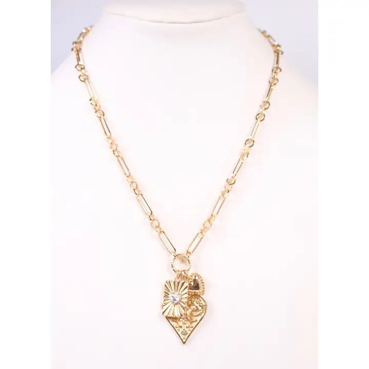 Rambeau Charms Necklace Gold - preorder