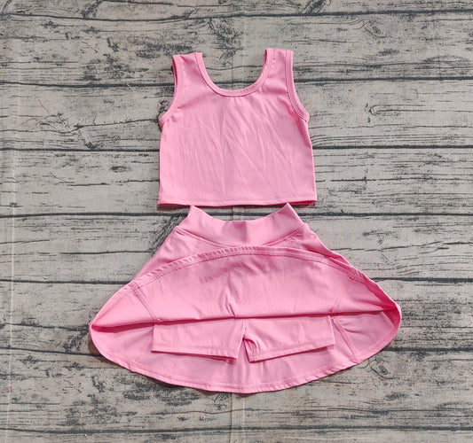 Girls Yoga Skort Set (10 colors) - Preorder